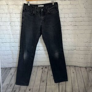 Boden Mens Black Jeans size 34x34 100% cotton Made in Turkey